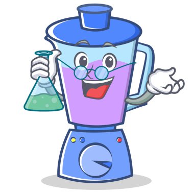 Profesör blender karakter karikatür tarzı