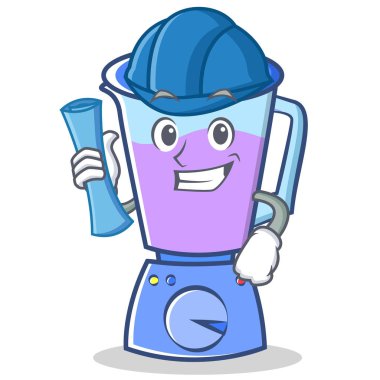 Mimar blender karakter karikatür tarzı