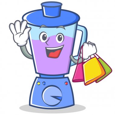 Blender karakter karikatür tarzı alışveriş