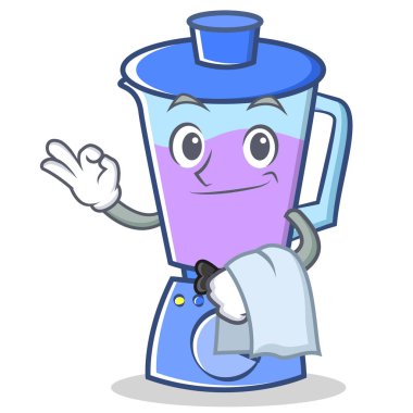 Garson blender karakter karikatür tarzı