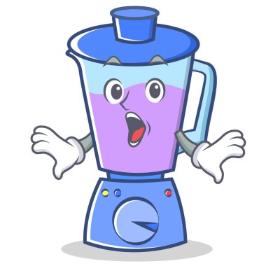 Sürpriz blender karakter karikatür tarzı