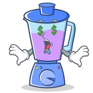 Para göz blender karakter karikatür tarzı