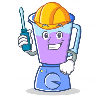 Otomotiv blender karakter karikatür tarzı