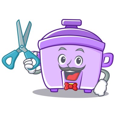 Kuaför pirinç Ocak karakter karikatür