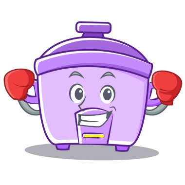 Boks pirinç Ocak karakter karikatür