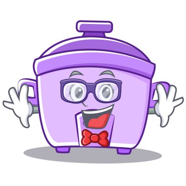 Geek pirinç Ocak karakter karikatür