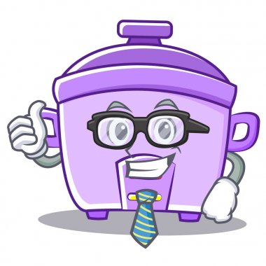 İşadamı pirinç Ocak karakter karikatür