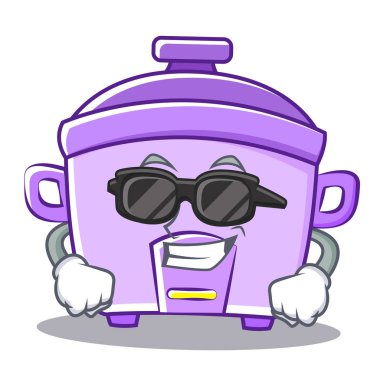 Süper cool pirinç Ocak karakter karikatür