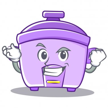 Başarılı pirinç Ocak karakter karikatür