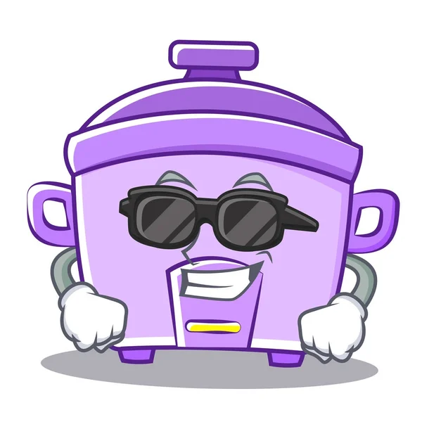 Süper cool pirinç Ocak karakter karikatür