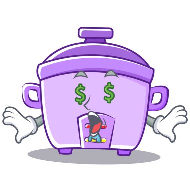 Para göz pirinç Ocak karakter karikatür