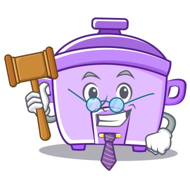 Yargıç rice cooker karakter karikatür