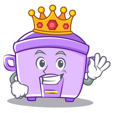 Kral rice cooker karakter karikatür