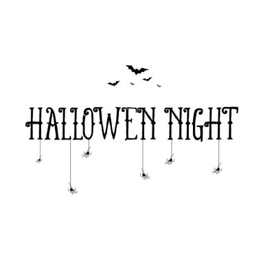 Afiş için mutlu Halloween şablonu