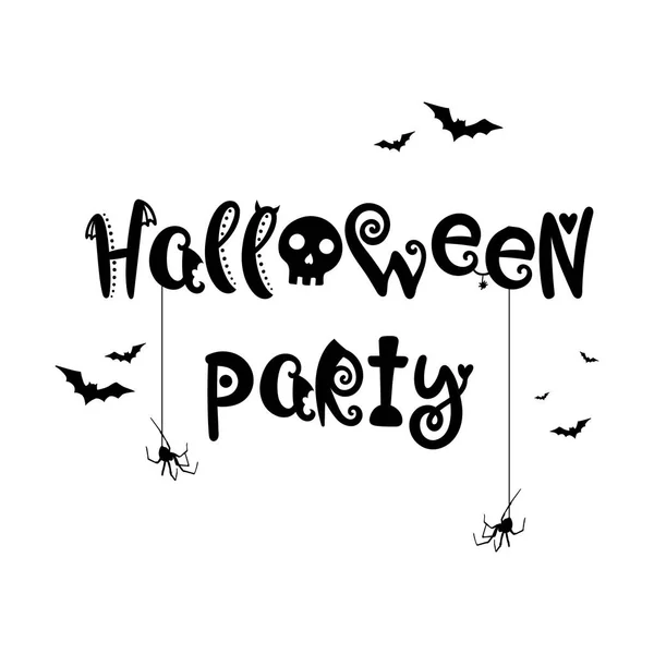 Coleção feliz banner de texto de Halloween —  Vetores de Stock