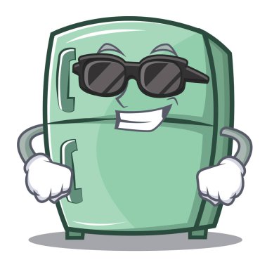 Süper serin sevimli buzdolabı karakter karikatür