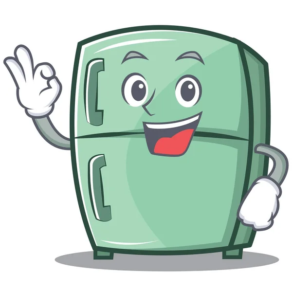 Tamam şirin buzdolabı karakter karikatür