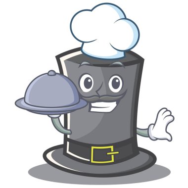 Şef Şükran şapka karakter karikatür