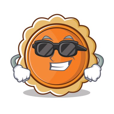 Süper cool kabak pasta karakter karikatür