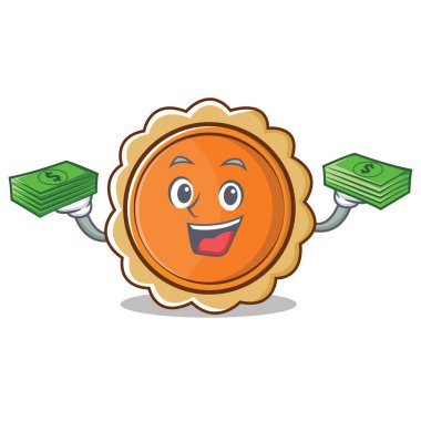 Para kabak pasta karakter karikatür ile