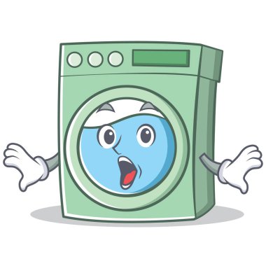 Sürpriz çamaşır makinesi karakter karikatür