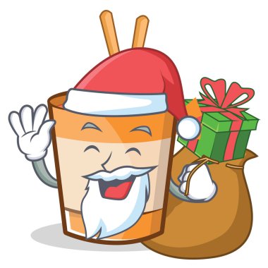 Santa fincan erişte karakter karikatür