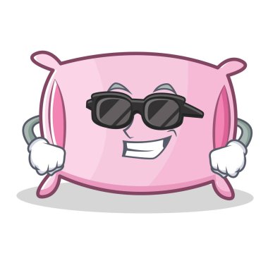 Süper serin yastık karakter karikatür tarzı