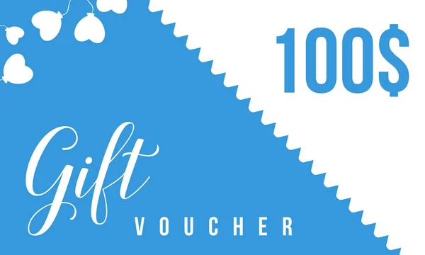 Presente voucher estilo fundo coleção — Vetor de Stock