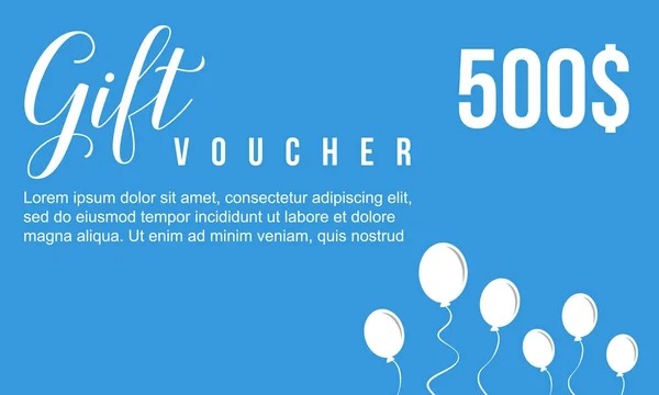 Colección de fondo estilo voucher regalo — Vector de stock