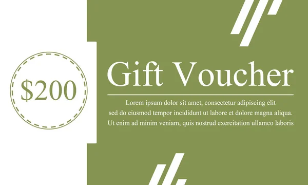 Projeto presente voucher estilo fundo — Vetor de Stock