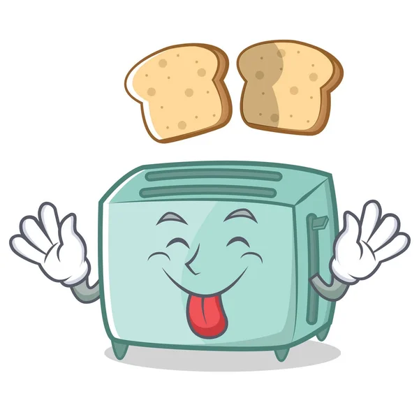 BELJE stylu cartoon charakter toster — Wektor stockowy