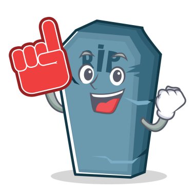 Köpük parmak kaldırma işareti karakter karikatür nesne