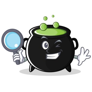 Dedektif sihirli kazan karakter karikatür