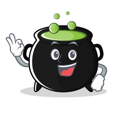 Tamam sihirli kazan karakter karikatür