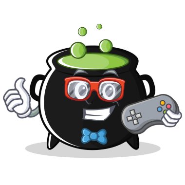 Oyun sihirli kazan karakter karikatür