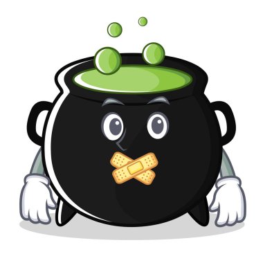 Sessiz sihirli kazan karakter karikatür