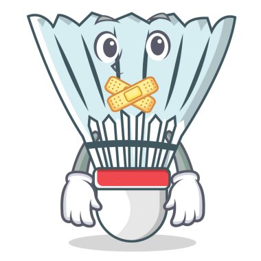 Sessiz raketle karakter karikatür vektör