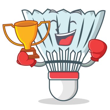 Raketle karakter karikatür vektör boks