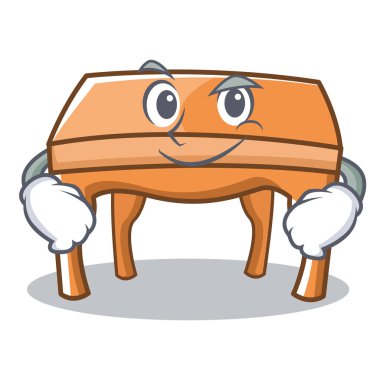 Smirking tablo karakter karikatür tarzı