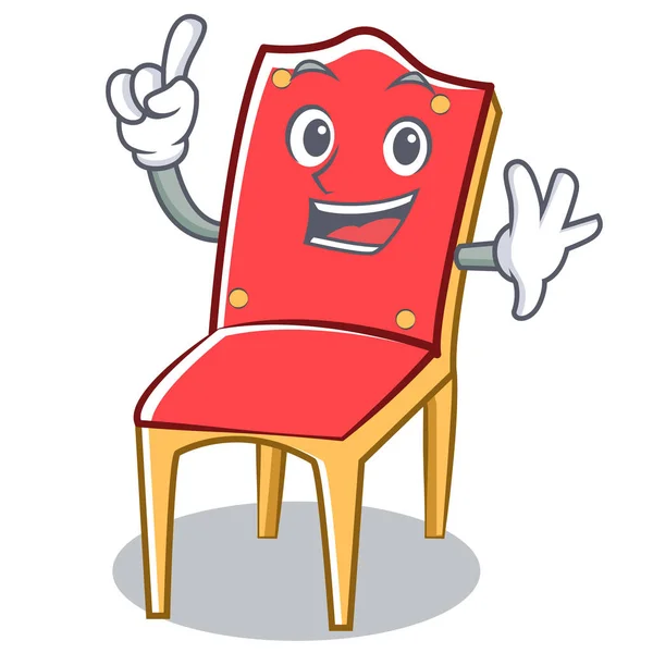 Колекція мультфільмів персонажа палець стілець — стоковий вектор