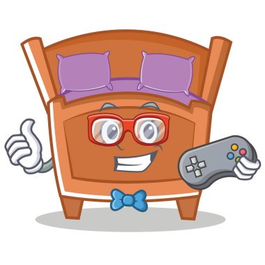 Oyun şirin yatak karakter karikatür