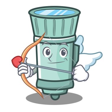 Aşk tanrısı el feneri çizgi film karakter stili