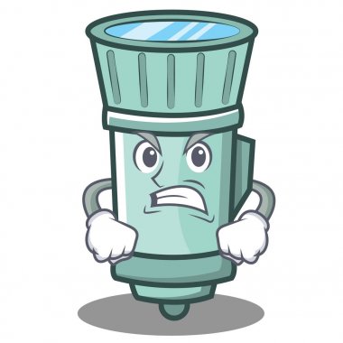 Kızgın el feneri çizgi film karakter stili