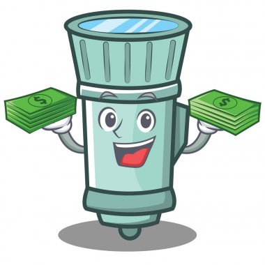 Para el feneri çizgi film karakter stili ile