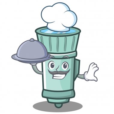 Şef el feneri çizgi film karakter stili