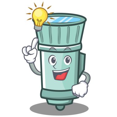 Bir fikir el feneri çizgi film karakter stili var