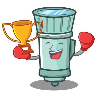 Boks el feneri çizgi film karakter stili