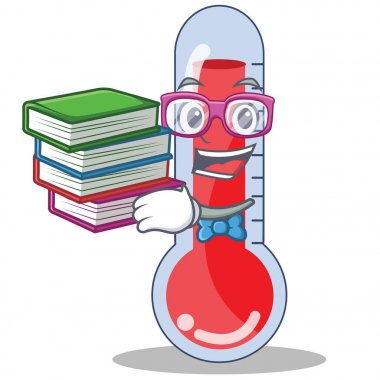 Geek termometre karakter karikatür koleksiyonu