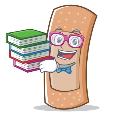 Geek band aid karakter karikatür