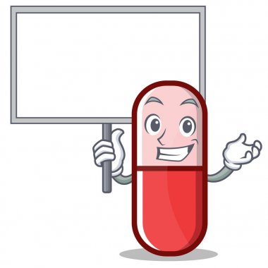 Yönetim Kurulu hap kapsül çizgi film karakteri getirmek